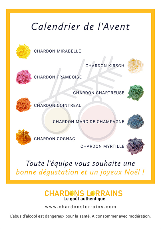 Calendrier de l'Avent Chardons lorrains - Chardons Lorrains FR